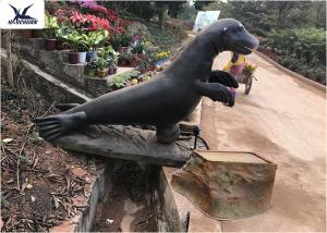 Quality Sea Lion Statue Animatronic Animals Garden Decoration Lifelike Silicon Simulated wholesale