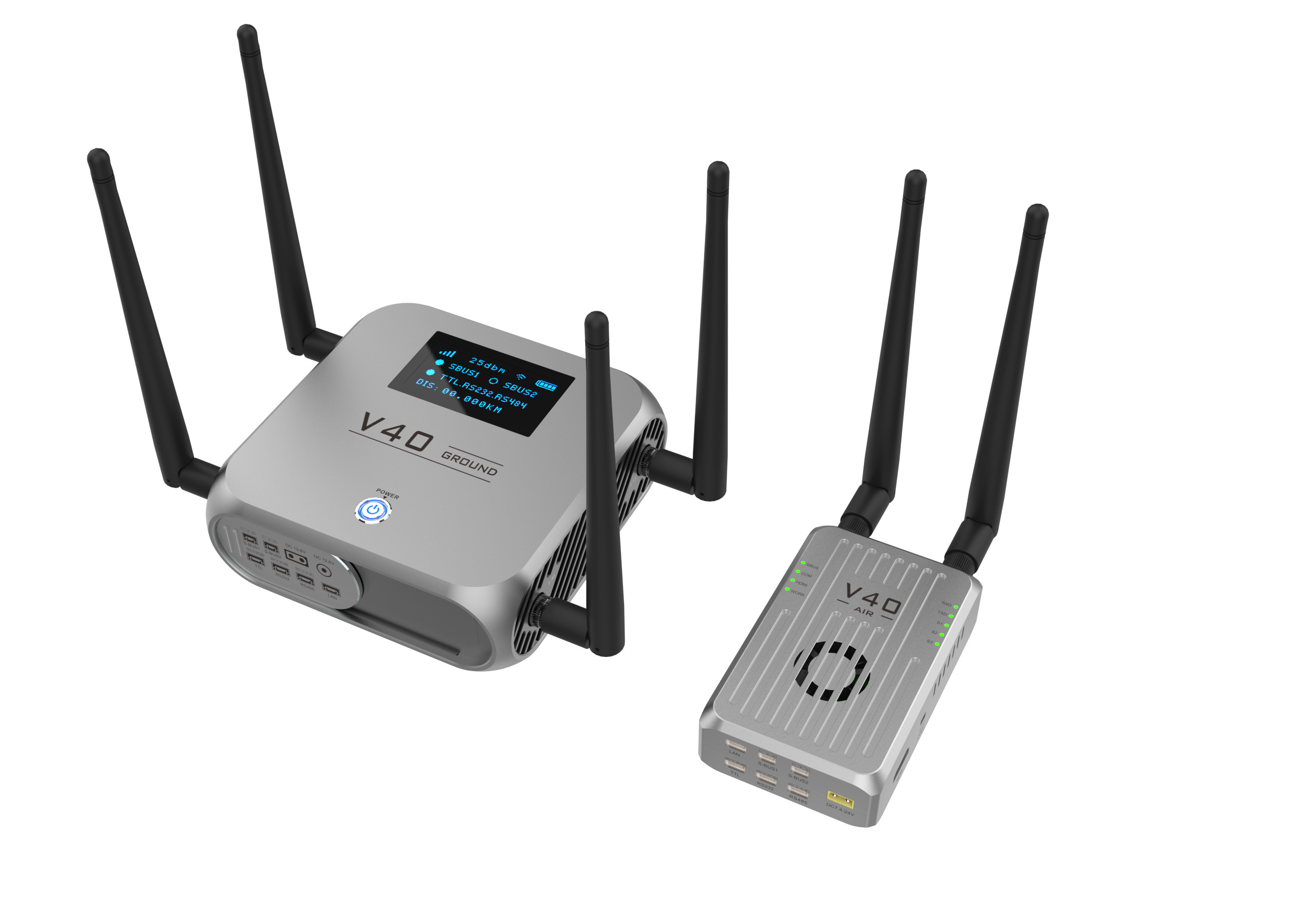 300mW Long Range UAV Data Link For Drone 300 Mbps Max High Integration
