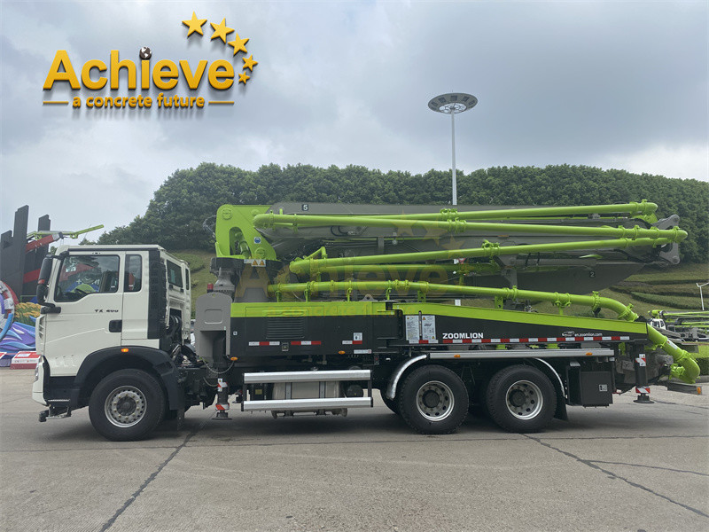 Used ZOOMLION 67m Truck Mounted Concrete Pump 67X-7RZ For Sell Unit