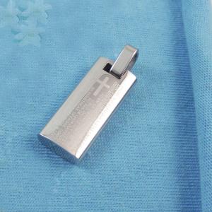 Quality 316L Stainless Steel Rectangle Square Shaped Necklace Pendant LPS0059 wholesale