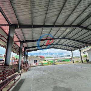 Quality Prefab Steel Structure Basketball Court , Badminton Court Steel Structure Building wholesale