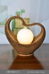 15 Inch Rattan Heart Indoor Outdoor Fountains