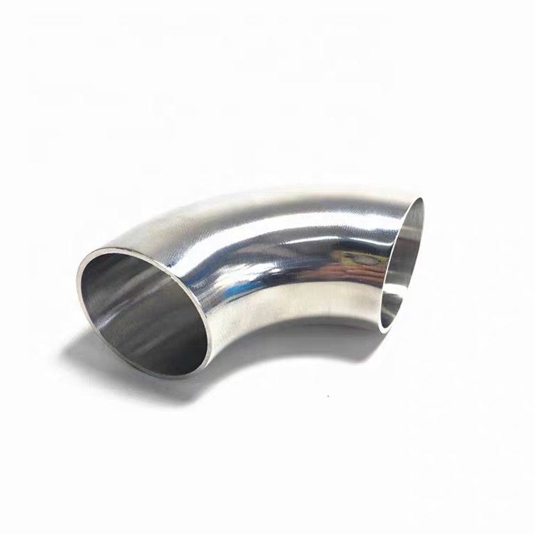 OEM Supported Stainless Steel 304 316 Curves Weld Pipe Elbow 90 180 Degree Bends 3A DIN