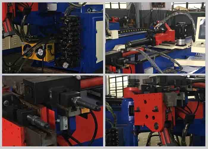 PLC Control Electric Power CNC Pipe Bending Machine With Teo Axis Driving
