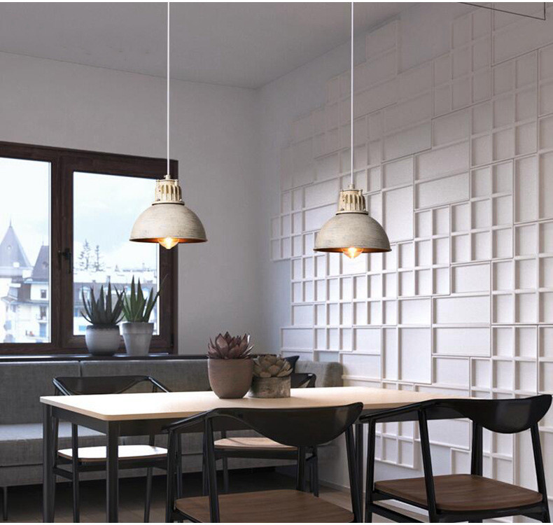 American Loft Chandelier Retro E27 Droplight Industrial Pendant Lamp(WH-VP-140)