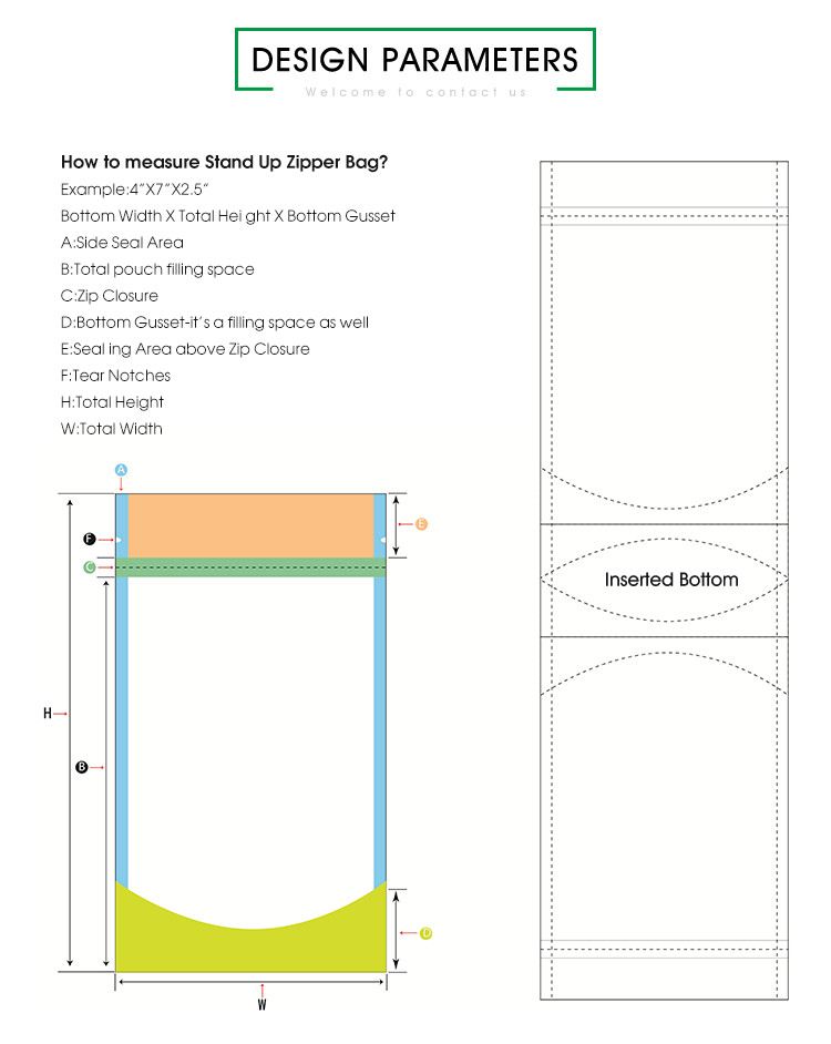 Flat Bottom Biodegradable Packaging Bags Laminated Pouch For Coffee Bean Packaging