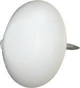 Quality 26mm Table Leg Glides , Plastic Furniture Glides White Color Embryonic Form wholesale
