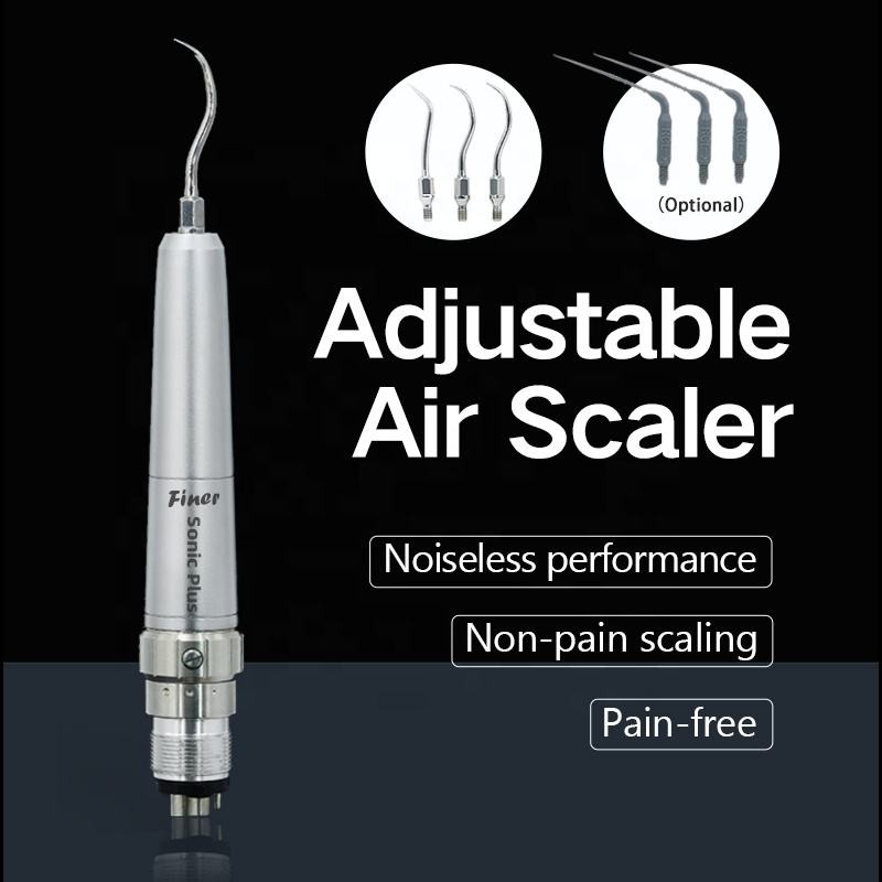 Turbine Practical Ultrasonic Tooth Scaler , 4 Hole Ultrasonic Hand Scaler
