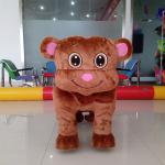 Plush electric toy car / child birthday gift / Square Park ride electric Trojans