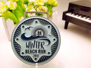 Quality 2.5mm Thickness Zinc Alloy 5k Running Medals For Sporting Events wholesale