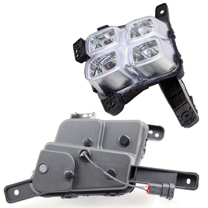 New Design Fog Lamps Daytime Running Lights for Hyundai 2014 2015 IX25 Creta