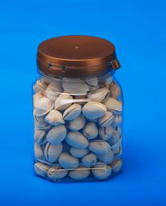 Quality food grade pet 8oz plastic jar decorative plastic jars clear plastic jar 8oz plastic jar wholesale