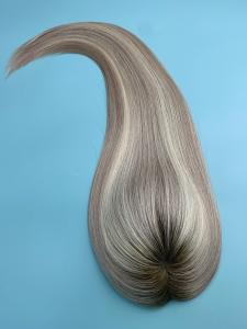 Quality balayage swiss lace topper with remy cuticle quality Russian hair topper for women hair loss wholesale