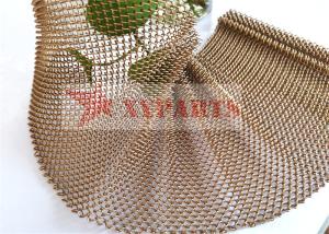 Quality Hanging Woven Wire Mesh Shower Curtain Aluminum Coil wholesale