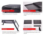 Lightweight 45*30*30cm Chromed Steel Barbecue Grills portable camping bbq Grills