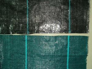 Quality Home Garden PE PP Woven Ground Cover Fabric / Weed mat , Black wholesale