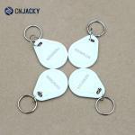 ABS Material Rfid Key Fob System , White Color NFC NTAG213 Hotel Rfid Key Tag