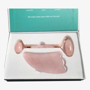 Quality Face Slimming Crystal Jade Massage Roller Double Head wholesale