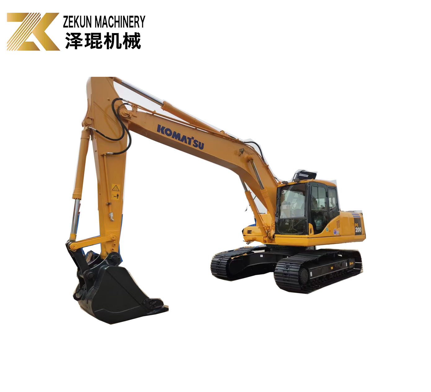 Original Japan Komatsu PC200-7 Excavator 107KW with 2001-4000 Hours