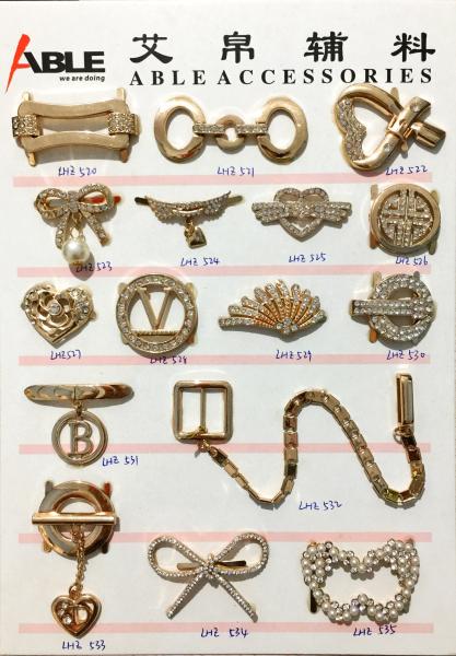 Elaborated Design Metal Shoes Buckles Accessory , Horse Belt Decorative Shoe