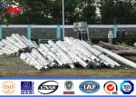 16m 2500dan Galvanization Steel Tower Pole 90ft Africa Transmission Line Metal