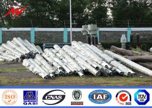 Quality 6 Side Steel Utility Poles 8m 2.5kn Easy Maintenance wholesale