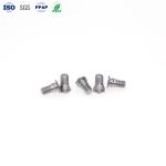 Stainless steel / zinc plated pressure riveting self clinch stud screws FHS M2.5