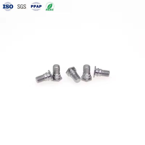 Stainless steel / zinc plated pressure riveting self clinch stud screws FHS M2.5