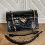 Authentic Crocodile Belly Skin Women Flap Purse Genuine Alligator Leather Lady