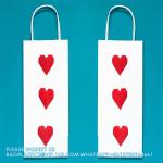 White Paper Wrapping Bags Wine Bags With Handles Bulk Paper Gift Bags Kraft Bags
