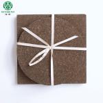 Custom Size Natural Dark Eco-Friendly Cork Placemats Cork Trivets