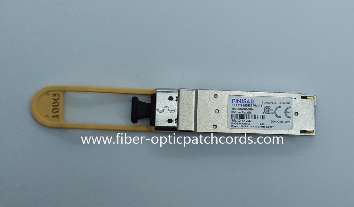 FTL9558REPM-TE Finisar 100GBASE-SR4 Parallel MMF 100m Gen3 QSFP28 Optical Transceiver