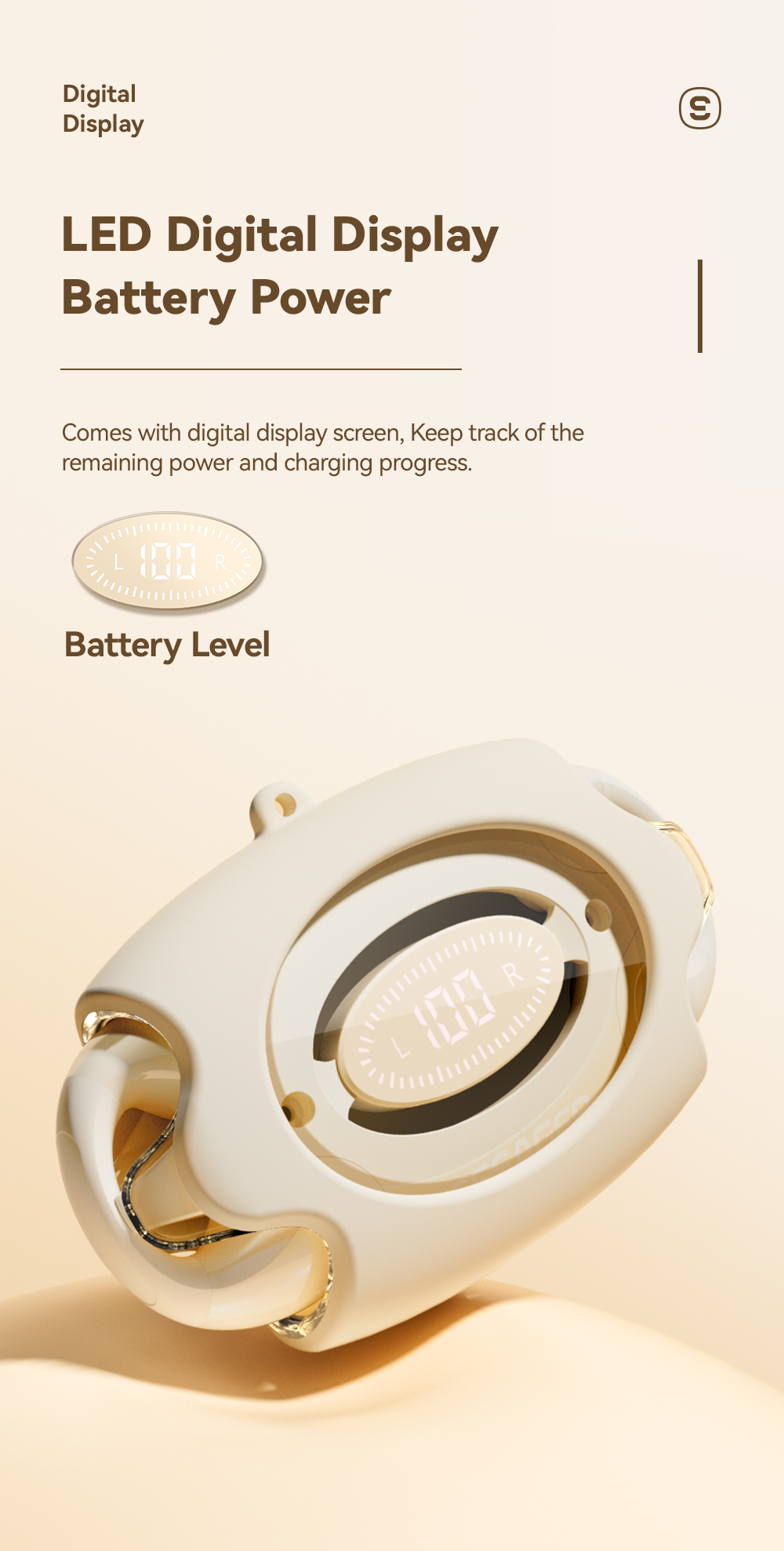 ABS PC TWS BT 5.3 Wireless Earbuds Waterproof Sweat Resistant