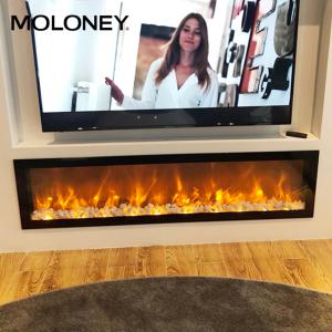 Quality 1.8m Built In Insert Firebox Wood Burning Electric Fireplace wholesale