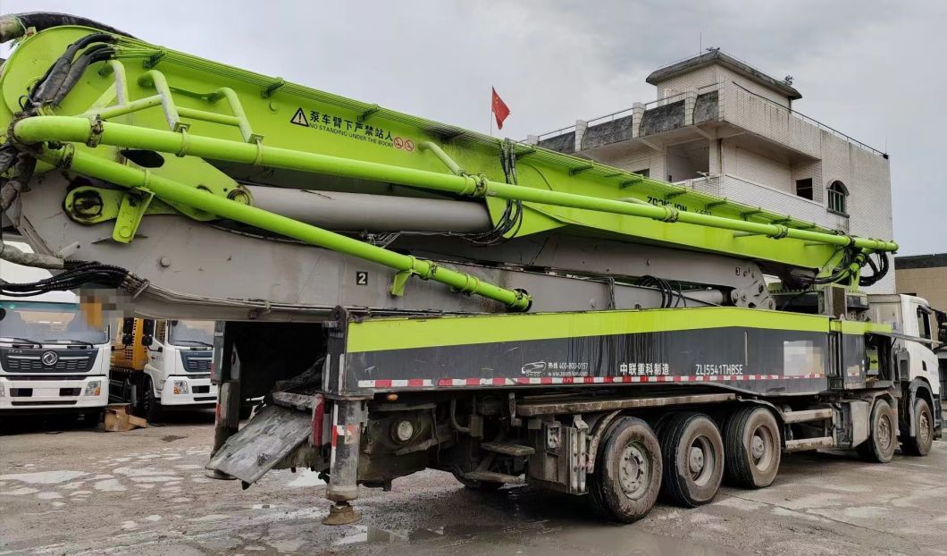 2020 Zoomlion 67m Super Long Truck Pump Used Concrete Pump Truck Concrete Boom Pump Truck Mounted Pump
