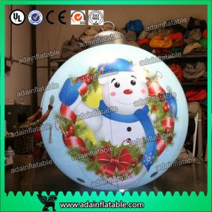 Quality 2016 Christmas Event Decoration,Christmas Inflatable Ball,Lighting Inflatable Balloon wholesale