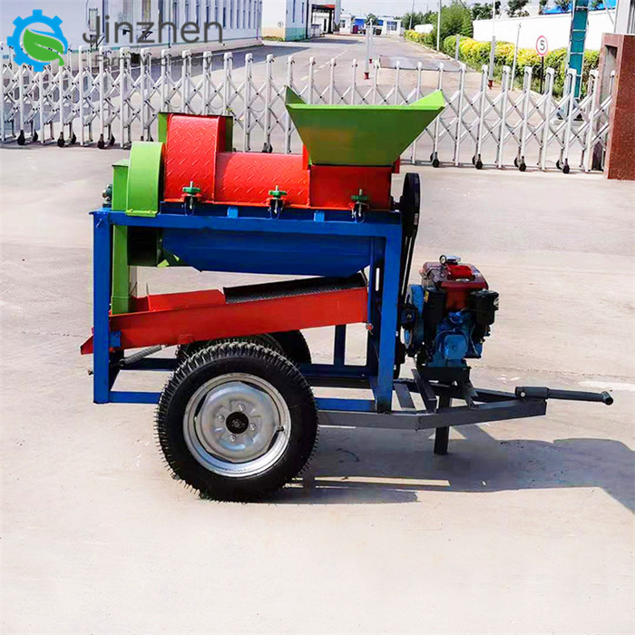 Small Household Soya Bean Sheller Corn Thresher Maize Threshing Machine For Sale
