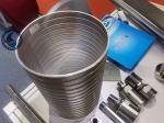 Anti Wear Reverse Wedge Wire Screen , High Stiffness Water Well Pipe