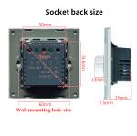 Socket Accessories Industrial Heat Resistant Plastic Electrical Dimming Switch