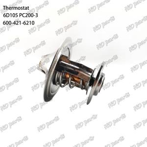 Quality Thermostat 6D105 76.5℃ PC200-3 600-421-6210 Engine Part wholesale