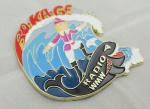 Zinc Alloy / Pewter BO KA GE Carnival, Sport Enamel Medal by Die Casting, Gold