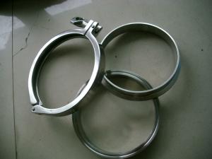 Quality Galvanized Pipe Heavy Duty Pipe Clamps Fitting Mounting Bracket 0.7mm - 2.0mm wholesale