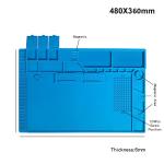 Silicone Anti Static Repair Mat Soldering Insulation Work Station Kit