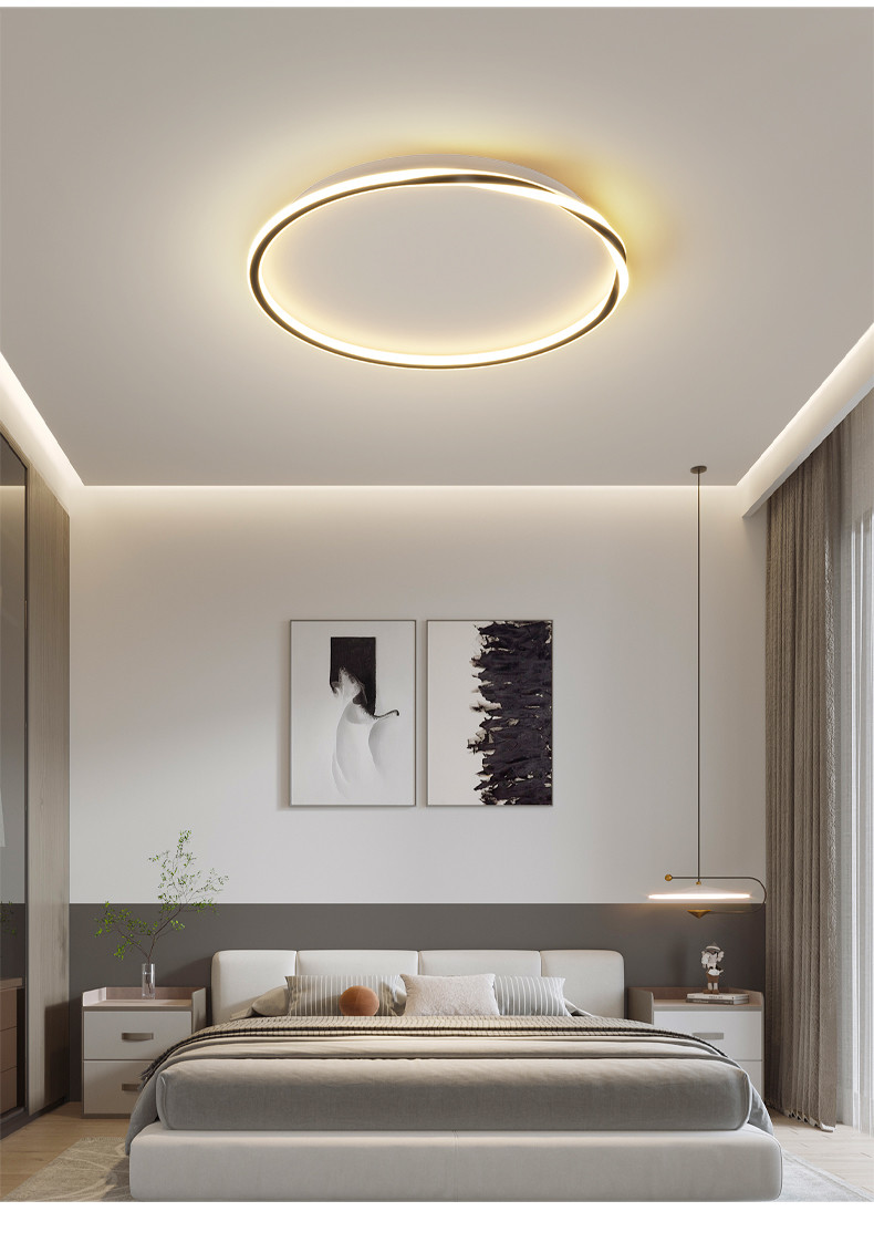 Nordic Living Room Minimalist Ceiling Lights Modern Bedroom Recessed Rectangular Ceiling Lights(WH-MA-247)