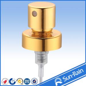 Quality Gold shiny aluminium Perfume Pump Sprayer , plastic spray pump wholesale