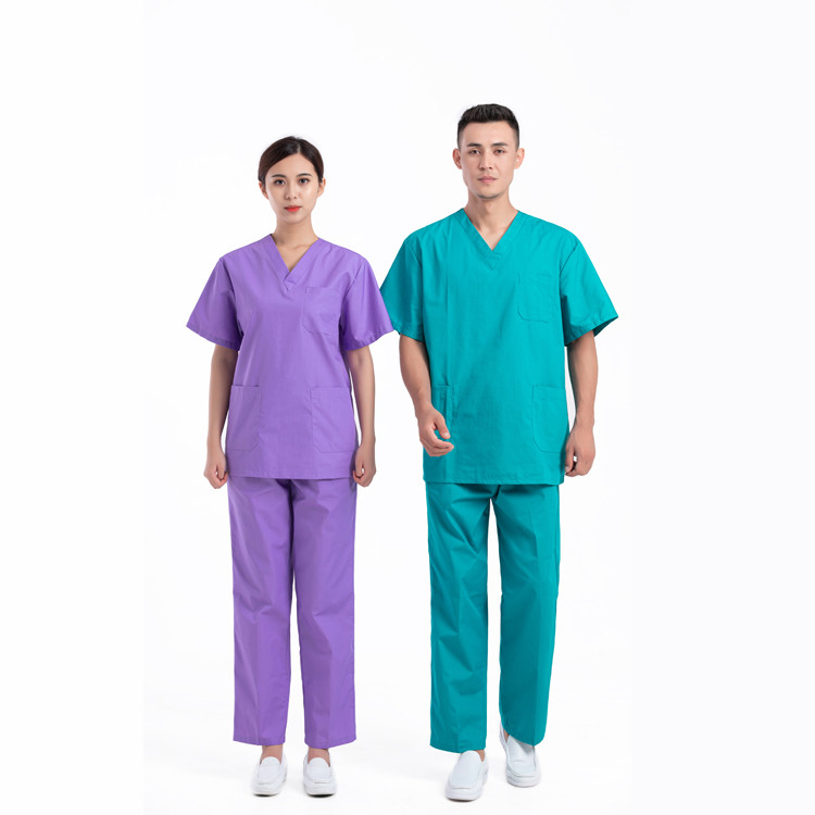 Medical Disposable Uniforms Scrub Suits For Hospital Staff