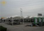 Prefabricated Car Parking Shade 30*6M White Car Park Shade Structures