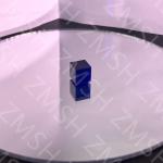 Synthetic Sapphire Al2O3 Blue Raw Gemstone Jewelry Industry High Hardness