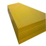 Plastic Composite Molded FRP Floor Grating Anti Slip Fiberglass Panels