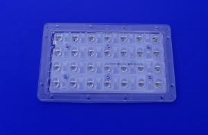 Quality 70x140 Degree 28w LED Lens Array For Led Street Lighting Fixture wholesale